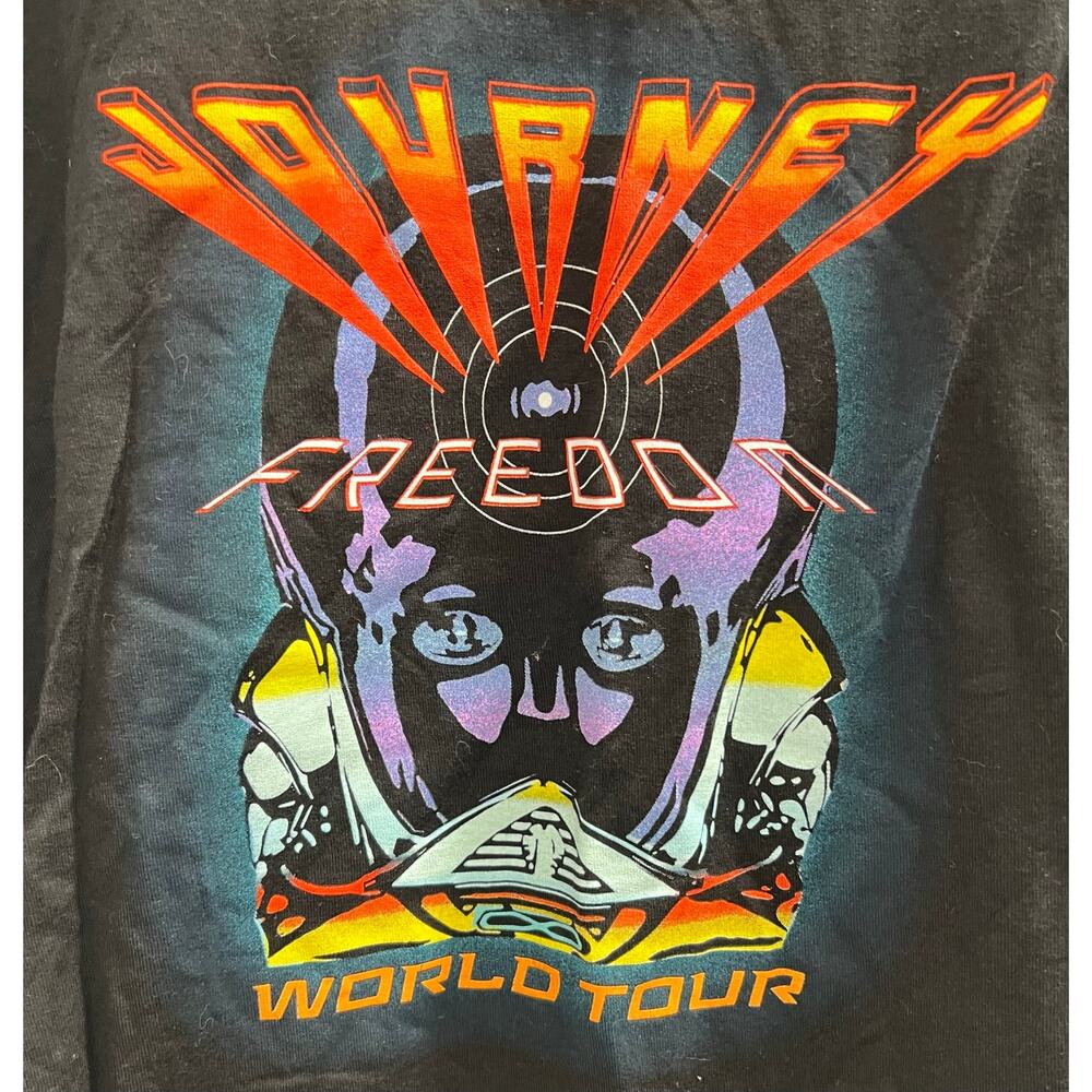 Journey authentic band merch Freedom World Tour 2024 concert tee  NWOT Sz M - Picture 2 of 5